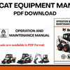 Bobcat Owner’s Manual Collection – Safe Operation and Daily Maintenance Reference