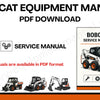 Bobcat Service Manual PDF – Complete Repair, Maintenance & Troubleshooting Guide