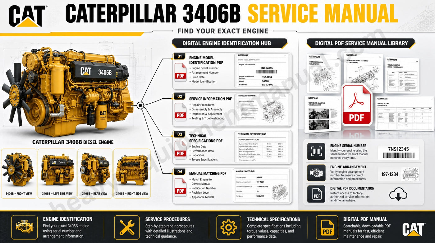Caterpillar 3406B Service Manual: Find Your Exact Engine