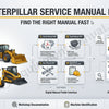 Caterpillar Service Manual PDF: Find the Right Manual Fast