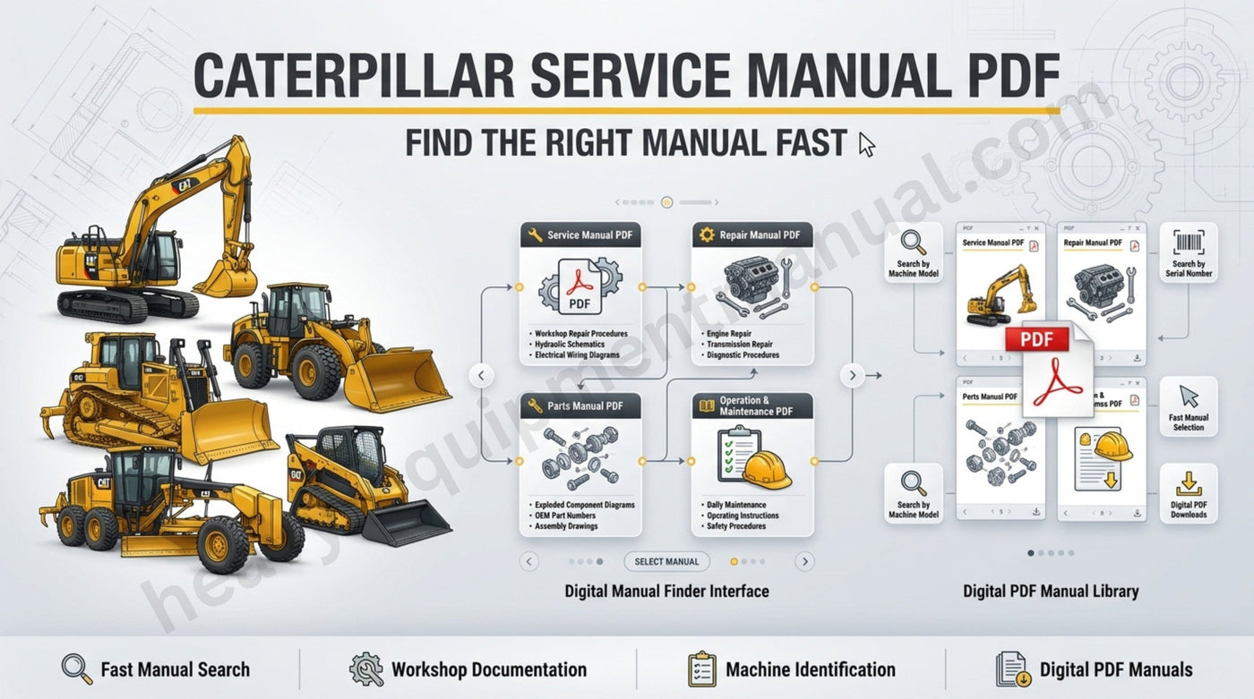 Caterpillar Service Manual PDF: Find the Right Manual Fast