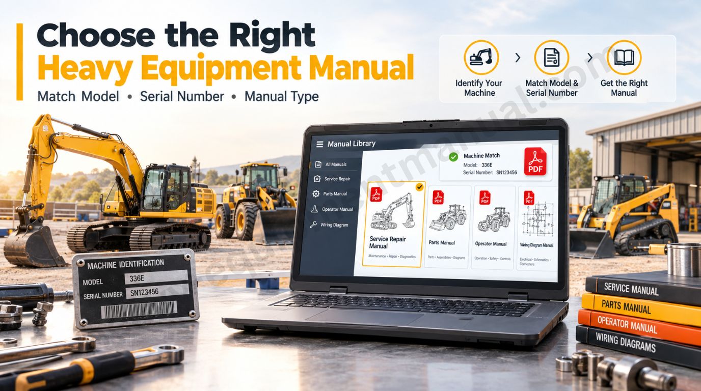 How to Choose the Right Heavy Equipment Manual for Your Machine