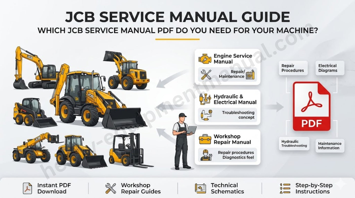 Which JCB Service Manual PDF Do You Need for Your Machine?