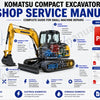 Komatsu Compact Excavator Shop Service Manual