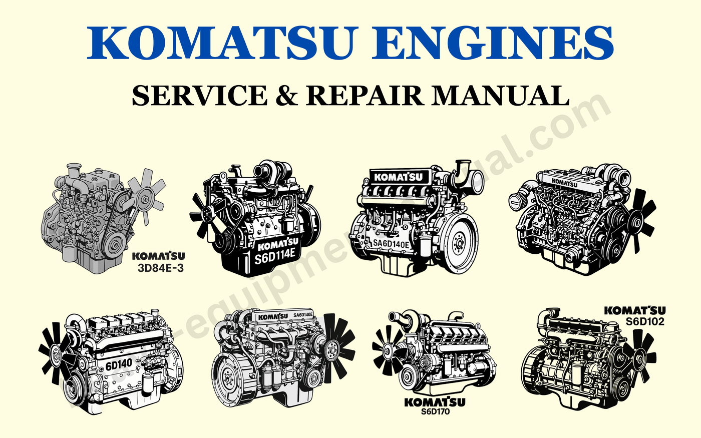 Download Komatsu Manual PDF – The Complete Guide for Engine, Repair & Service