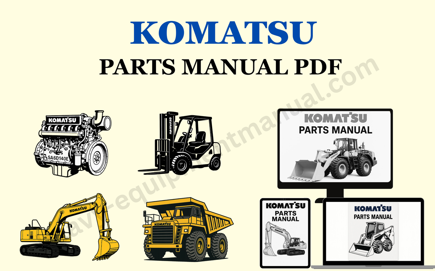 Komatsu Parts Manual PDF – Your Complete Guide to Identifying & Ordering OEM Parts in the USA