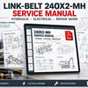 Link-Belt 240X2-MH Service Manual Guide
