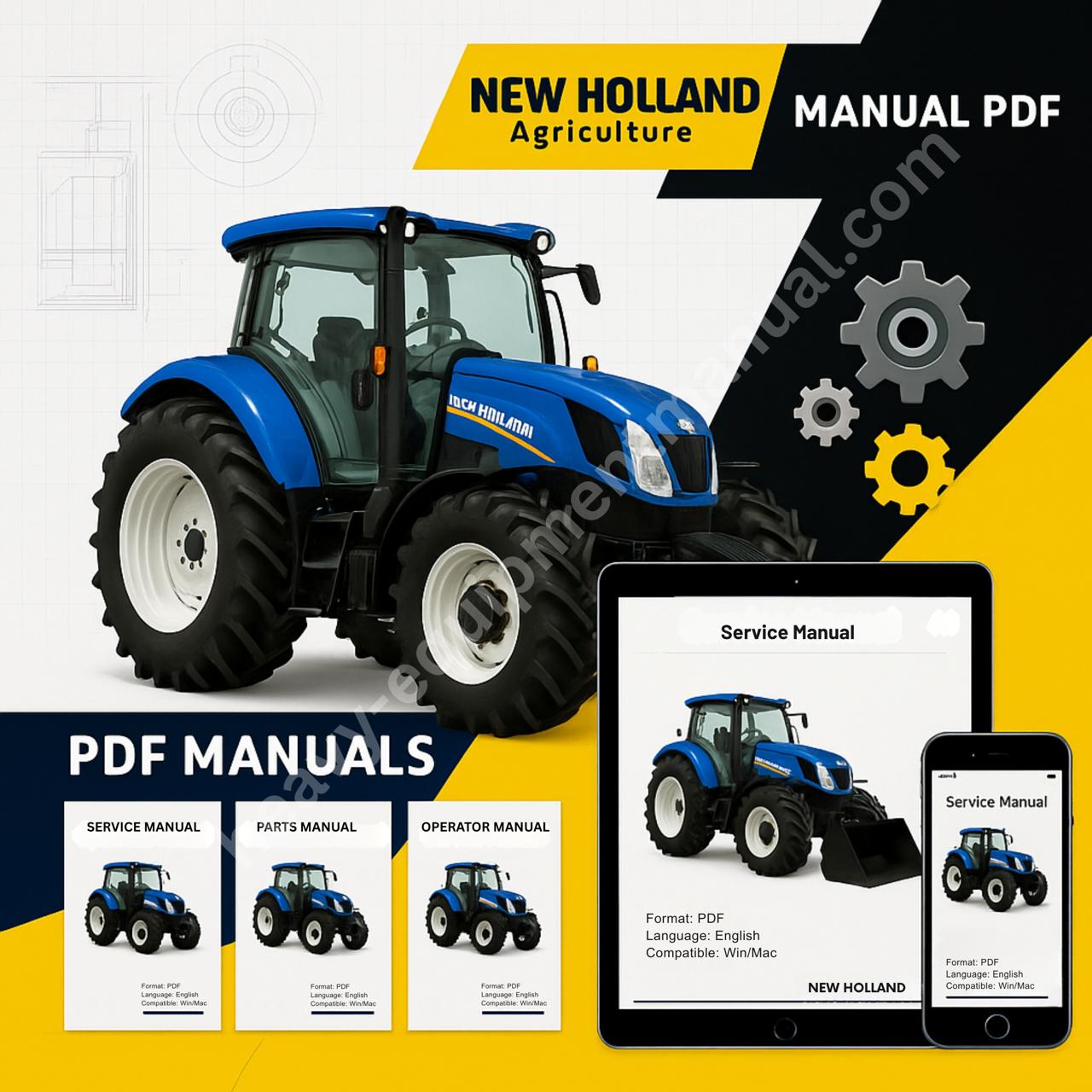 New Holland Agriculture Service Manuals PDF – Your Trusted Maintenance Resource Across the USA