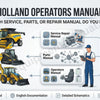 New Holland Operators Manual Guide: Which Service, Parts, or Repair Manual Do You Need?