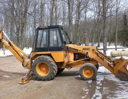 Case 480C Tractor Loader Backhoe Service & Parts Manual - Shop Book Set (Printed)