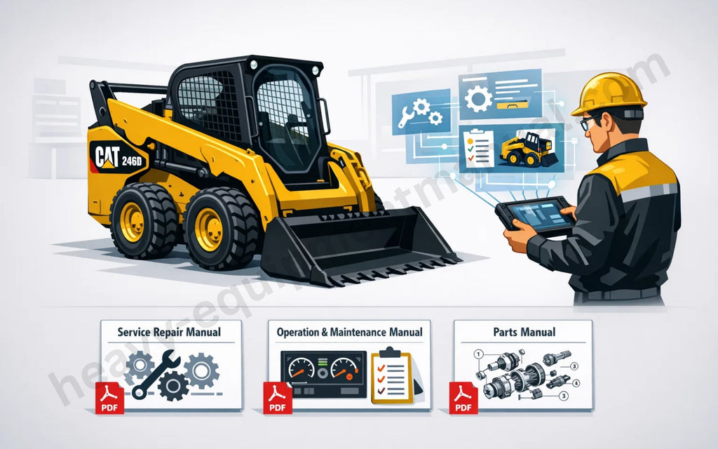 CAT 246D Skid Steer Loader Manuals – Service, Operation & Parts Guide