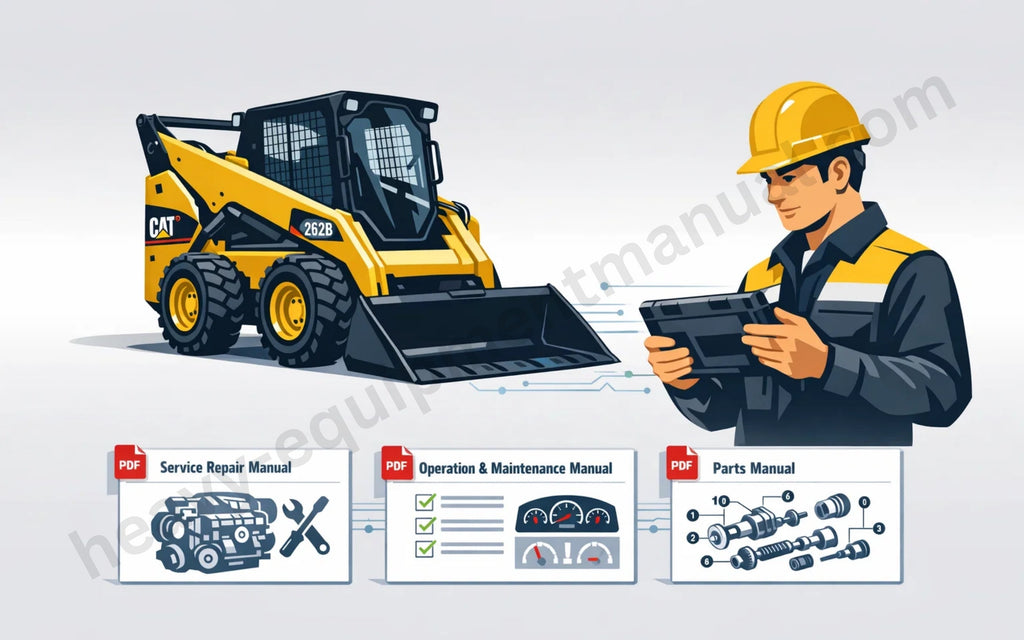 CAT 262B Skid Steer Loader Manuals – Service, Operation & Parts Guide