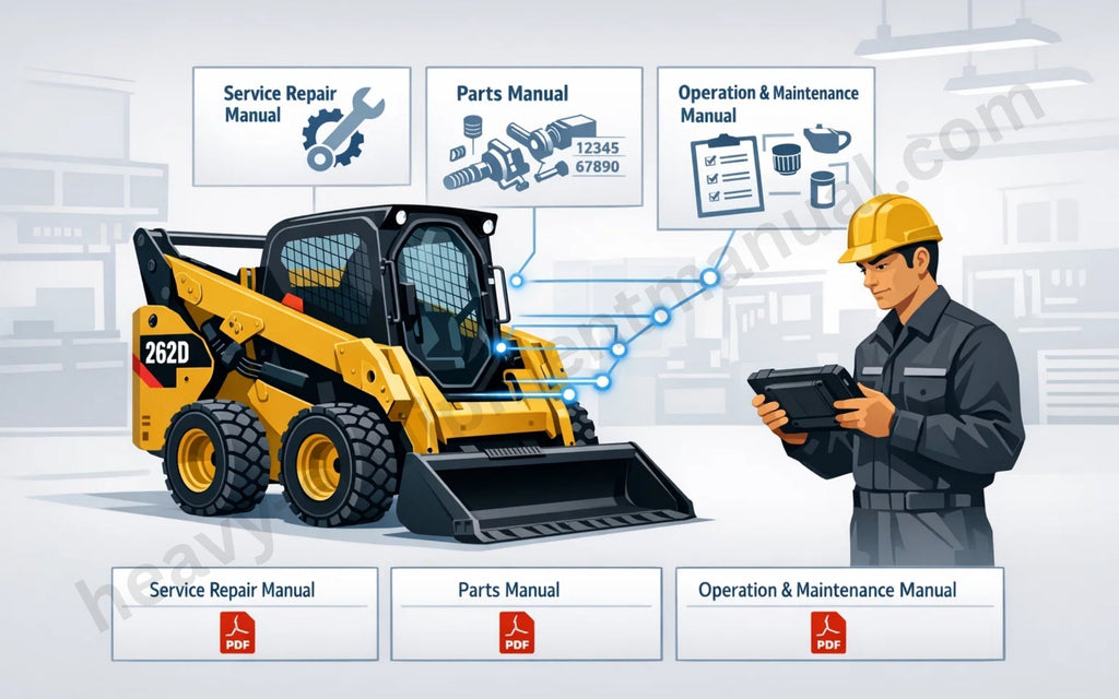 CAT 262D Skid Steer Loader Manuals – Service, Operation & Parts Guide
