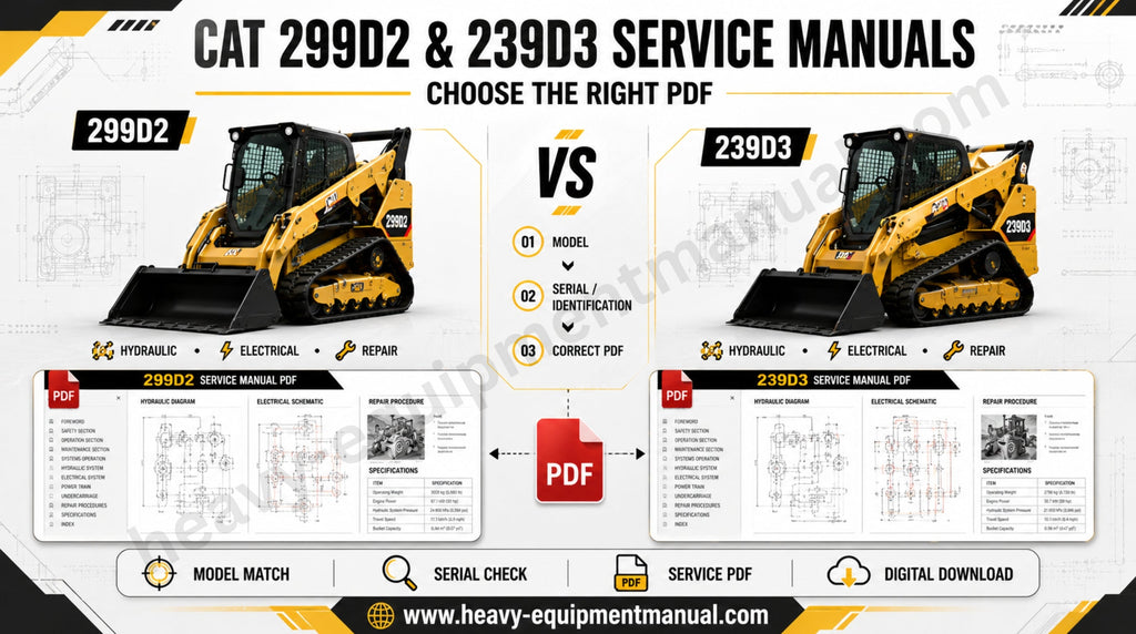 CAT 299D2 & 239D3 Service Manuals: Choose the Right PDF