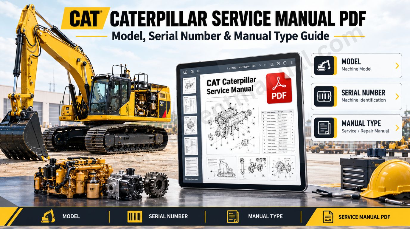 CAT Caterpillar Service Manual PDF: Model, Serial Number & Manual Type Guide