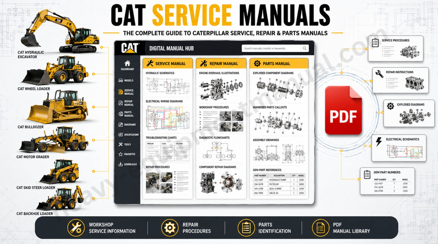 CAT Service Manuals: The Complete Guide to Caterpillar Service, Repair & Parts Manuals