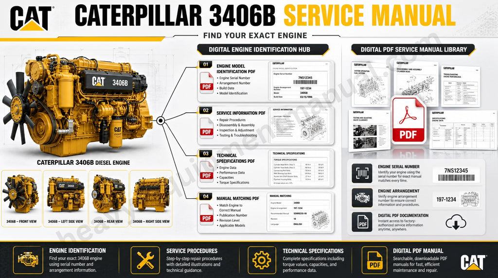 Caterpillar 3406B Service Manual: Find Your Exact Engine