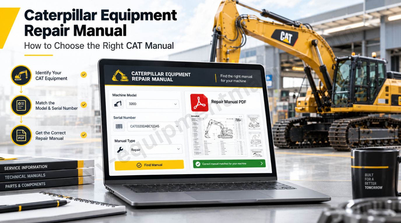 Caterpillar Equipment Repair Manual: How to Choose the Right CAT Manual