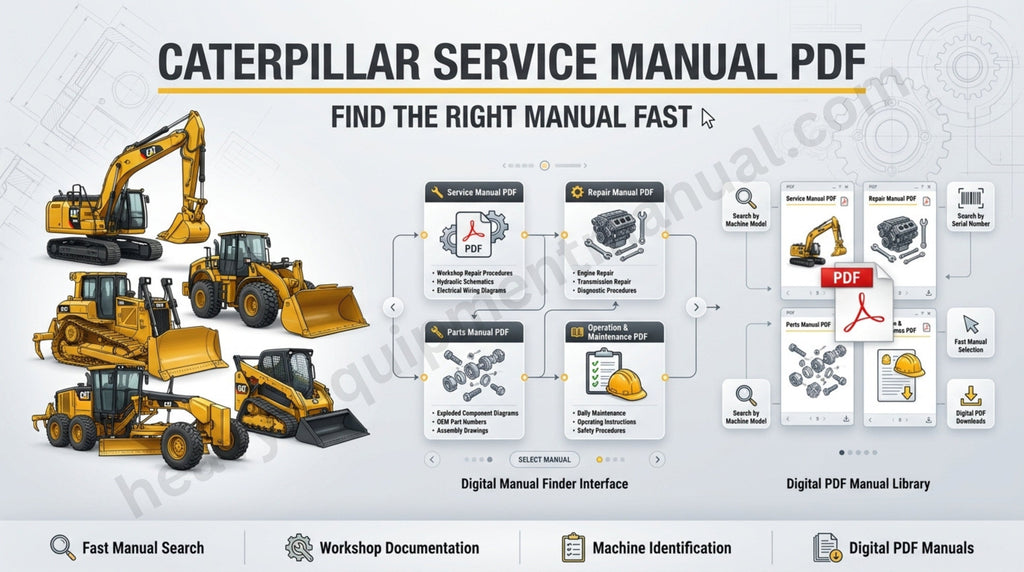 Caterpillar Service Manual PDF: Find the Right Manual Fast