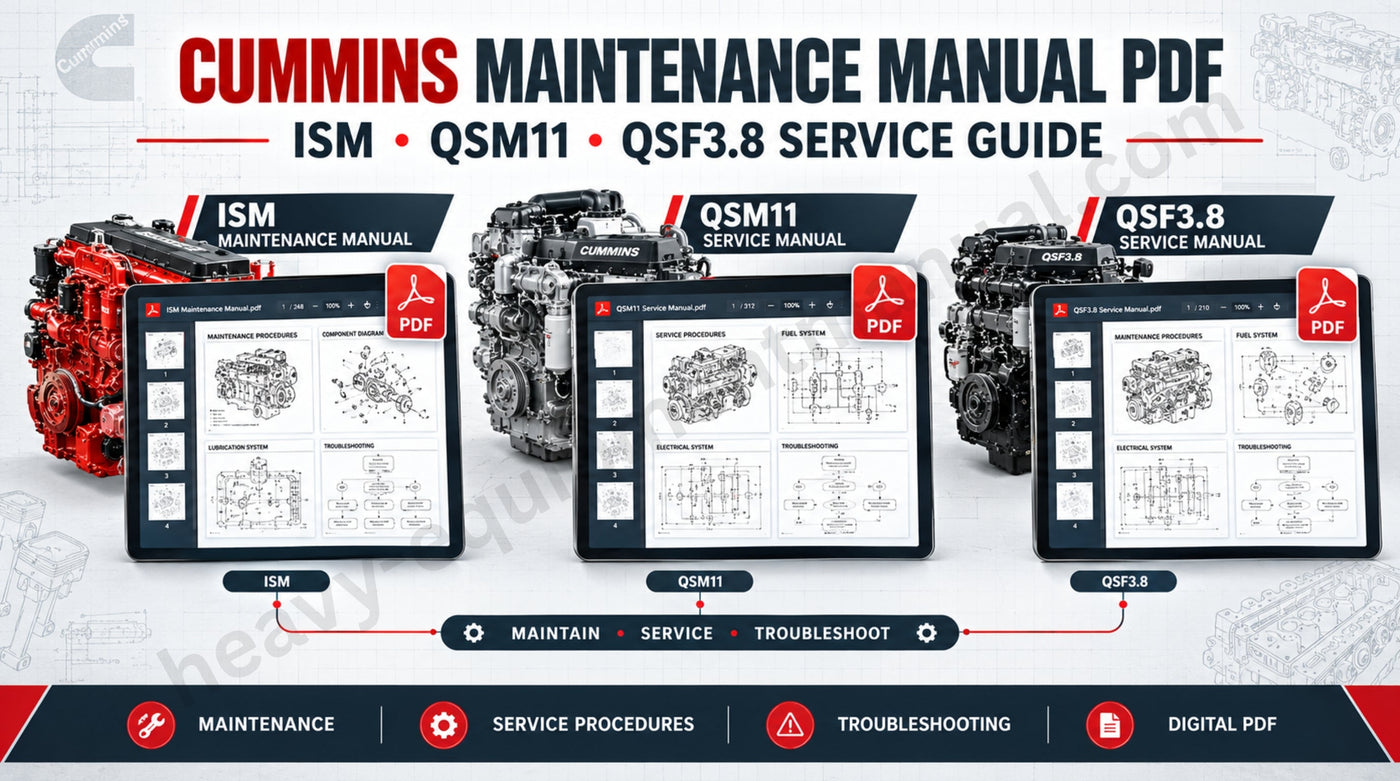 Cummins Maintenance Manual PDF: ISM, QSM11 and QSF3.8 Service Guide