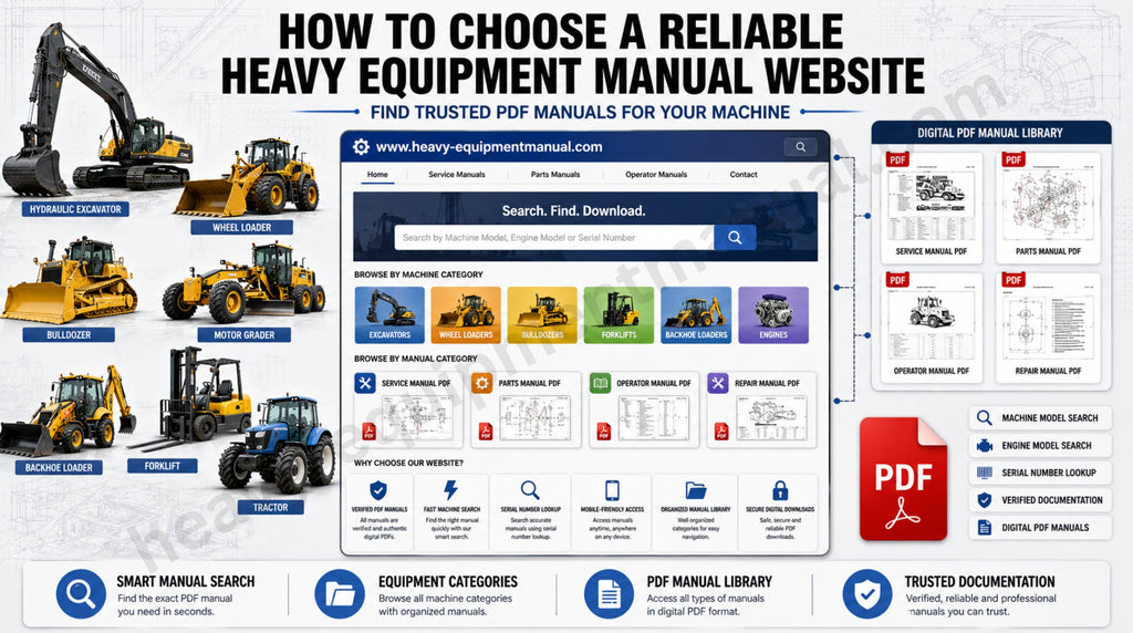 How to Choose a Reliable Heavy Equipment Manual Site