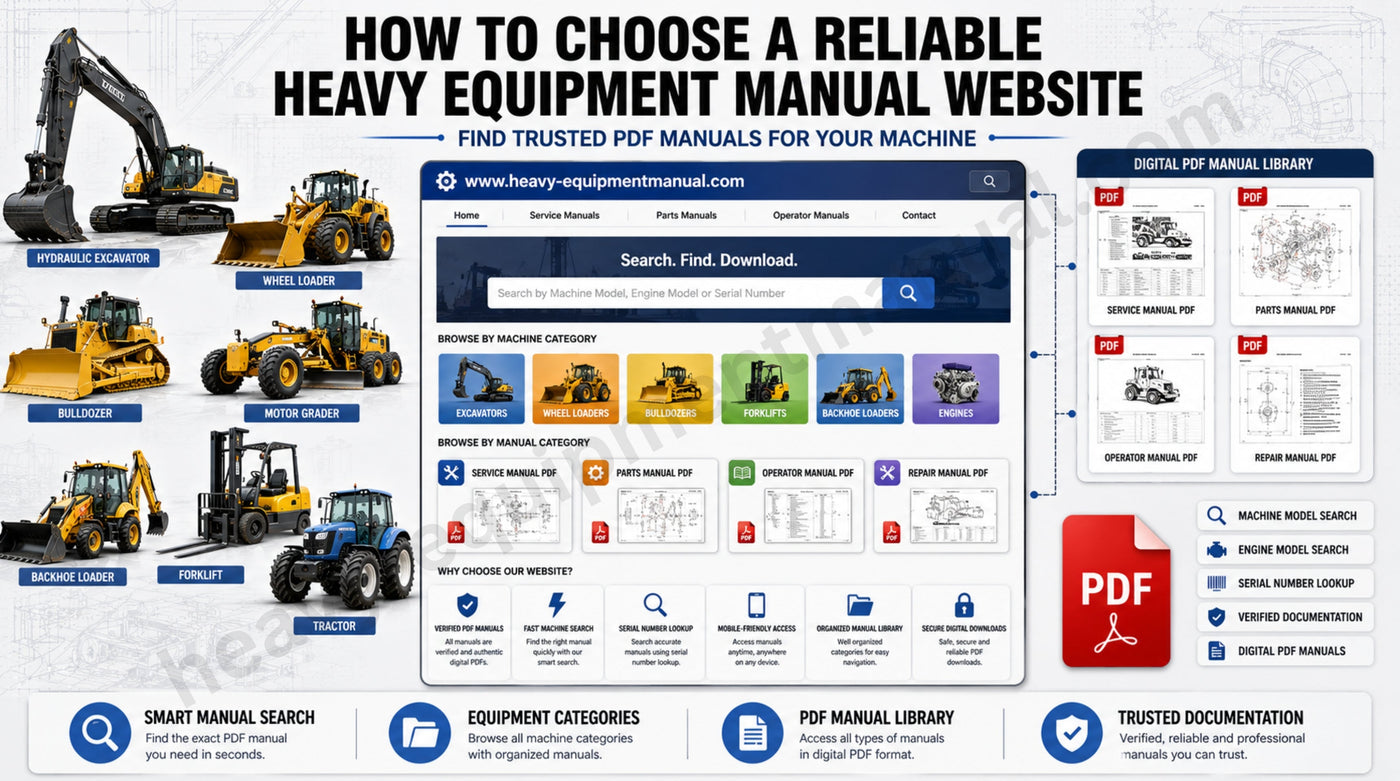 How to Choose a Reliable Heavy Equipment Manual Site