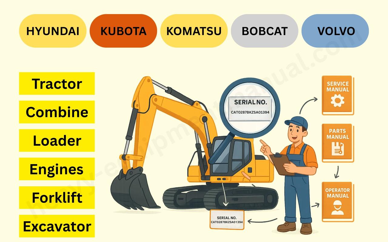 How to Troubleshoot Hydraulic and Engine Issues Using a Manual