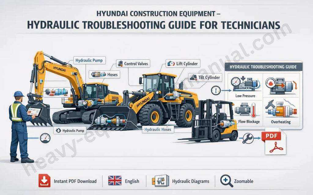 Hyundai Construction Equipment Hydraulic Troubleshooting Guide for Technicians