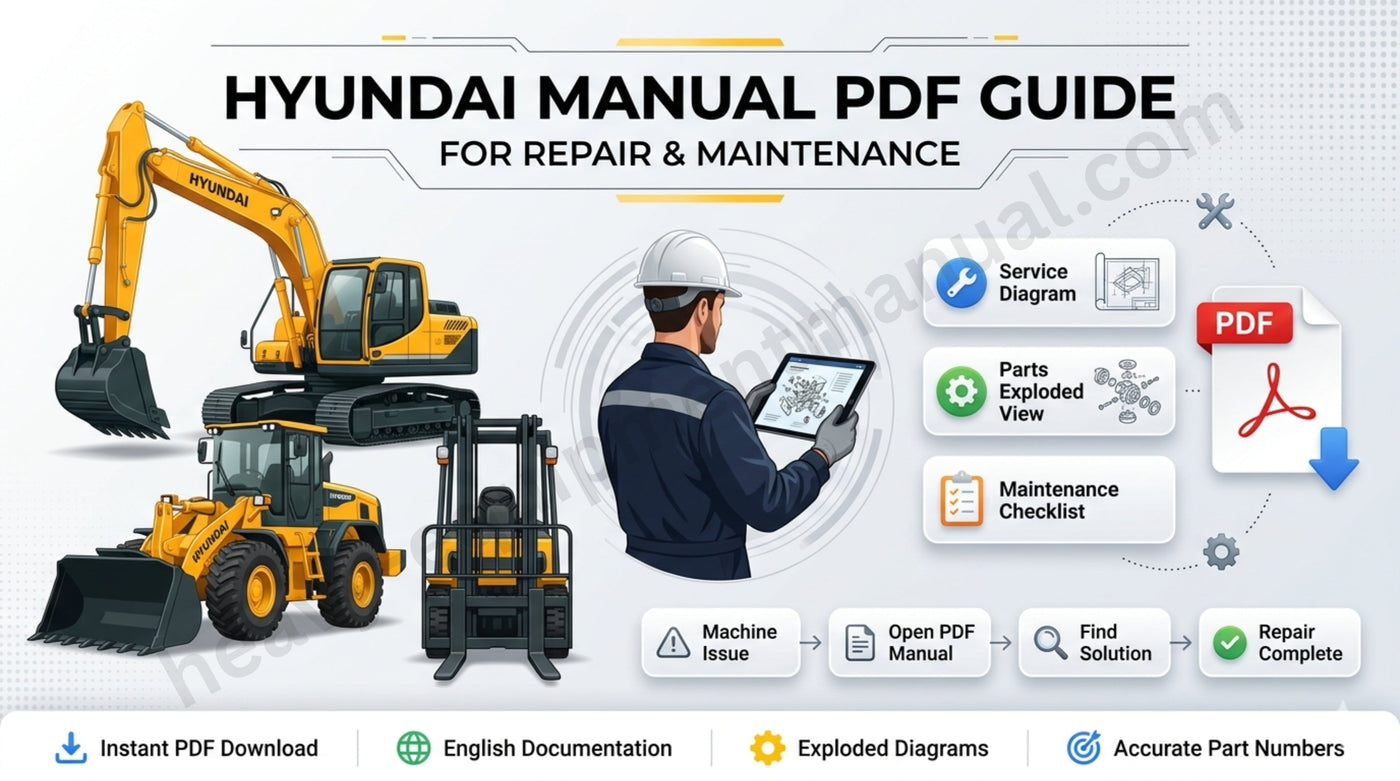 Hyundai Construction Manual PDF Guide: How to Use Manuals for Accurate Repair & Maintenance