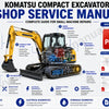 Komatsu Compact Excavator Shop Service Manual
