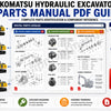 Komatsu Hydraulic Excavator Parts Manual Guide 