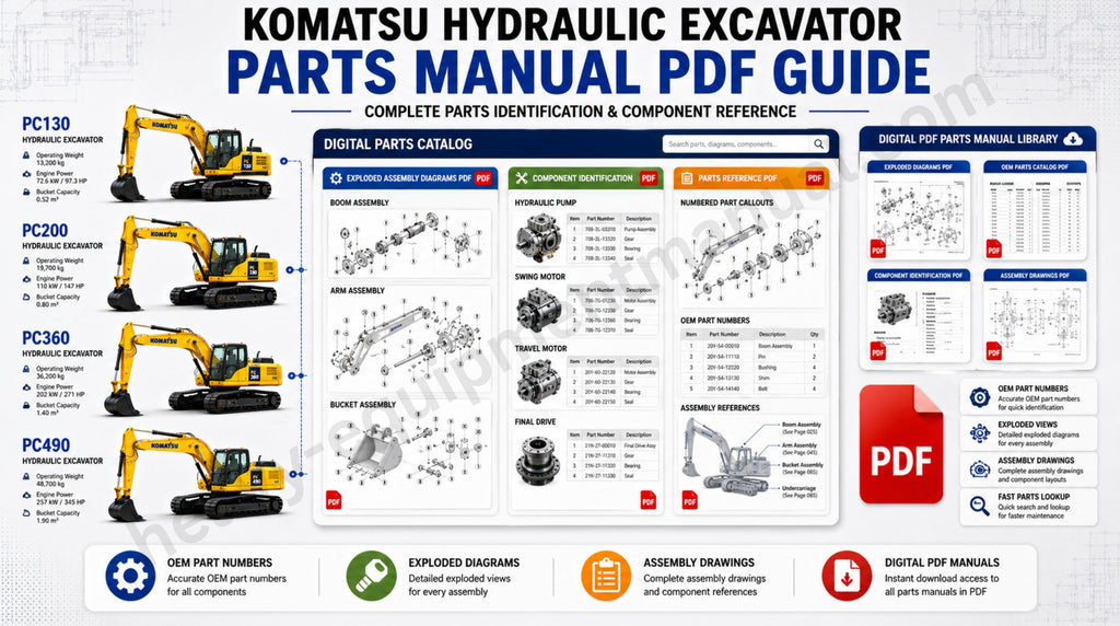 Komatsu Hydraulic Excavator Parts Manual Guide