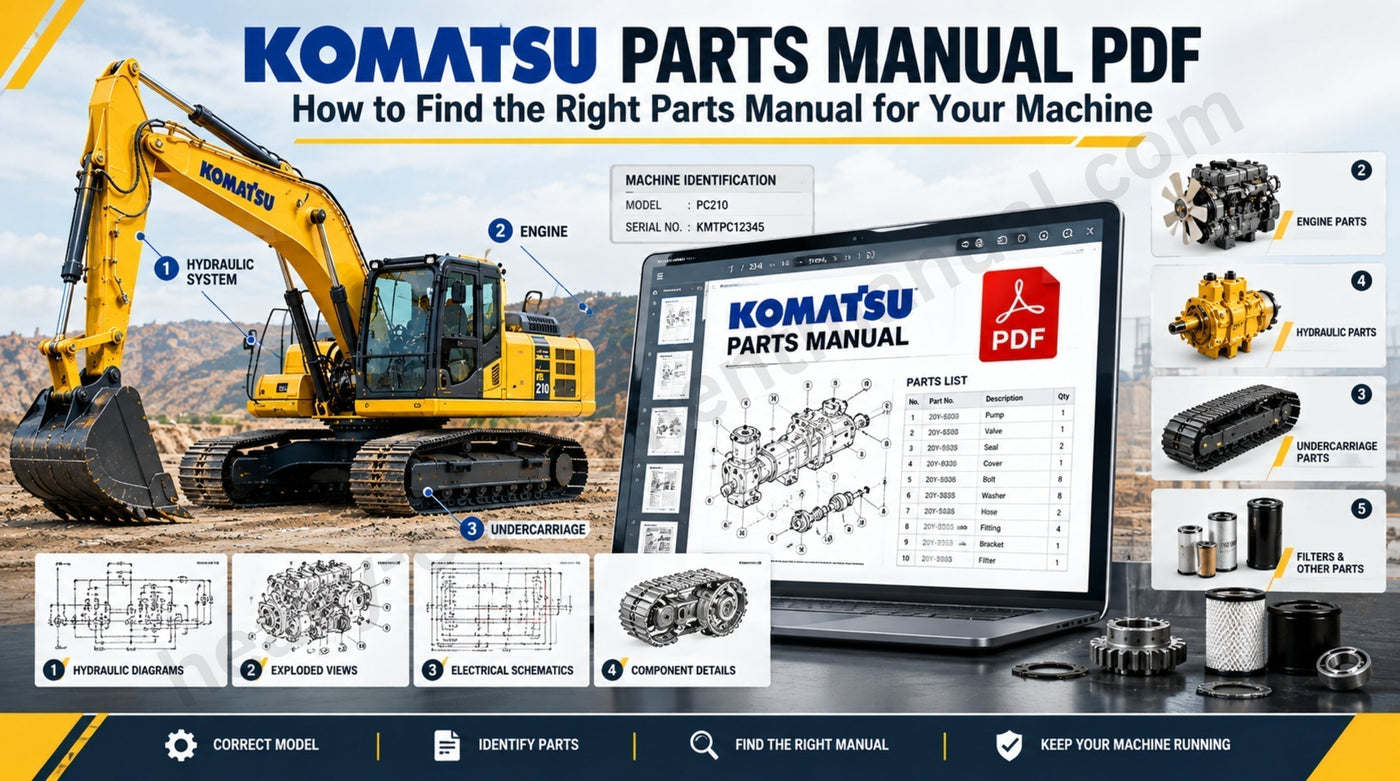 Komatsu Parts Manual PDF: How to Find the Right Parts Book for Your Machine