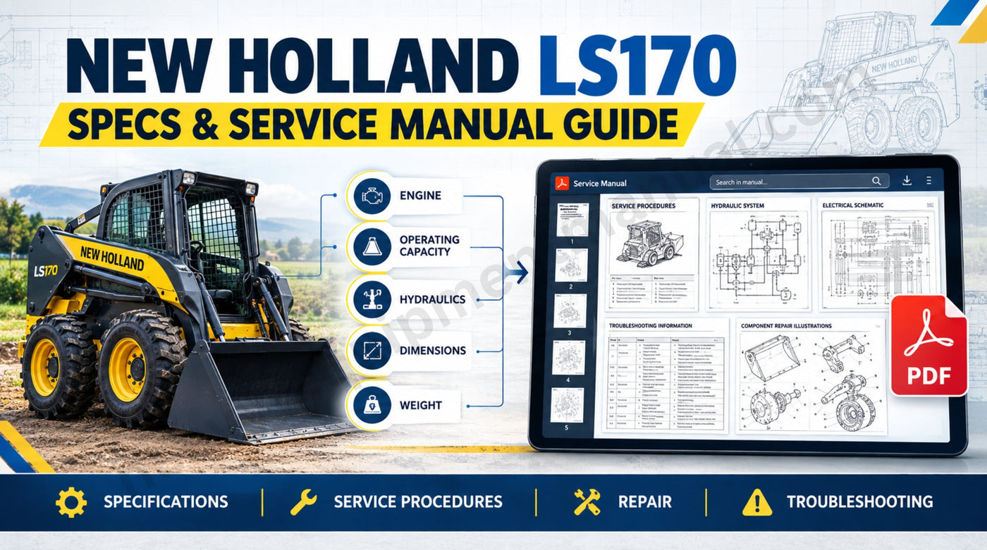 New Holland LS170 Specs and Service Manual Guide