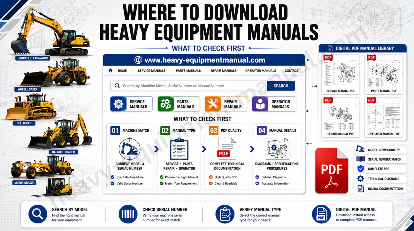 Where to Download Heavy Equipment Manuals: What to Check First