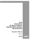 Case IH Intl 153 Series Cultivator Operator Manual 1083421R1