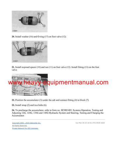 DOWNLOAD CATERPILLAR 120G MOTOR GRADER SERVICE REPAIR MANUAL 4HD