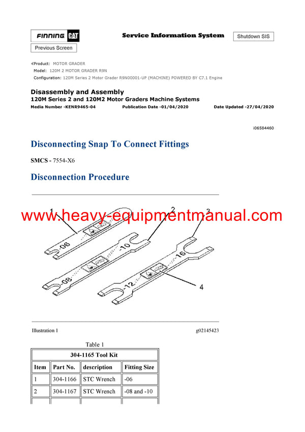 DOWNLOAD CATERPILLAR 120M 2 MOTOR GRADER SERVICE REPAIR MANUAL R9N