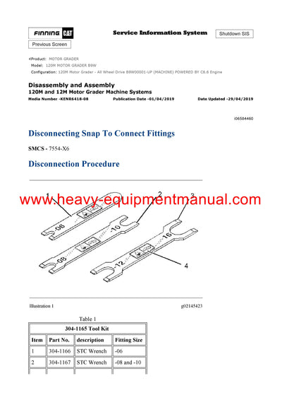 DOWNLOAD CATERPILLAR 120M MOTOR GRADER OPERATION AND MAINTENANCE MANUAL B9W