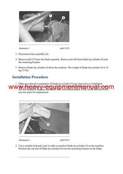 DOWNLOAD CATERPILLAR 12H MOTOR GRADER SERVICE REPAIR MANUAL 4ER