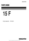 Komatsu 15F(DEU)-HANOMAG Wheel Loader Parts Manual SN 371320051-UP