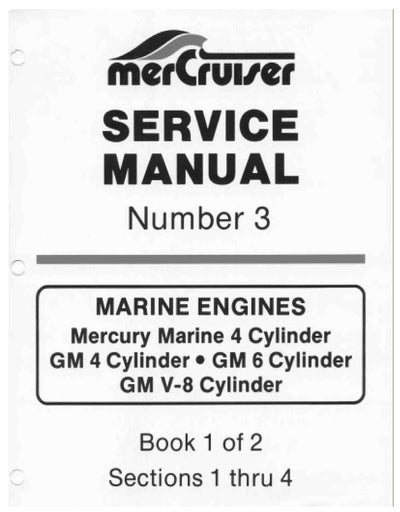 1978-1984 Mercury Mercruiser Marine Engine Service Repair Manual