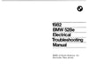 1982 BMW 528e Electrical Troubleshooting Manual- Download PDF