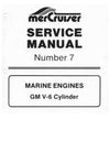 1983-1993 Mercury Mercruiser Marine Engine GM V-6 Cylinder Service Repair Manual