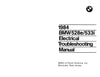 1984 BMW 528e - 533i Electrical Troubleshooting Manual - Download PDF