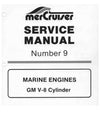 1985-1988 Mercury Mercruiser Marine Engine GM V-8 Cylinder Service Repair Manual