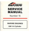 1989-1992 Mercury Mercruiser Marine Engine GM V-8 Cylinder Service Repair Manual