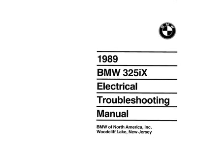 1989 BMW 325ix Electrical Troubleshooting Manual - Download PDF
