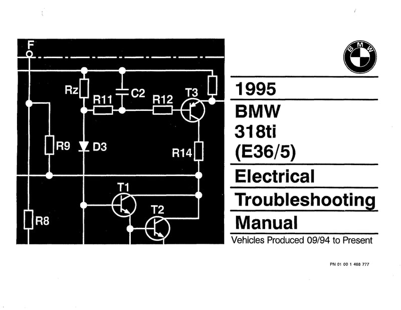1995 BMW 318ti Electrical Troubleshooting Manual - Download PDF