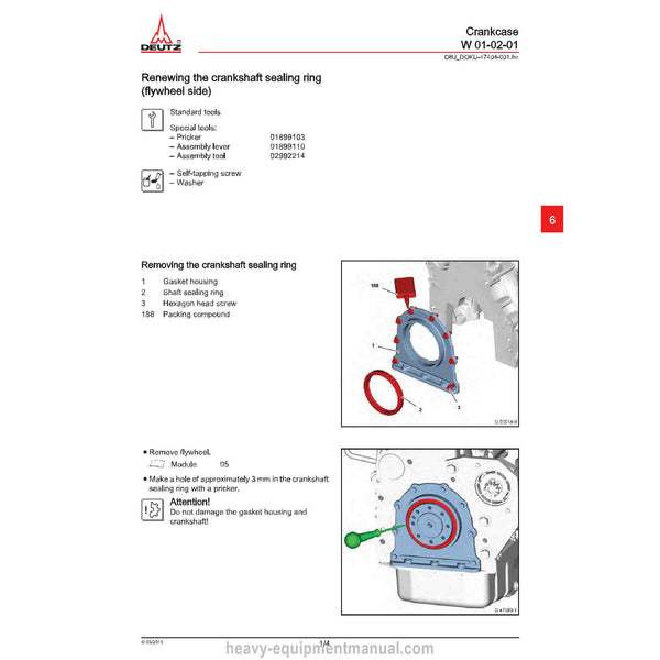 2017 Manitou TD 3.6 L4TCD 3.6 L4ST4 Engine Service Repair Manual (647549EN) PDF
